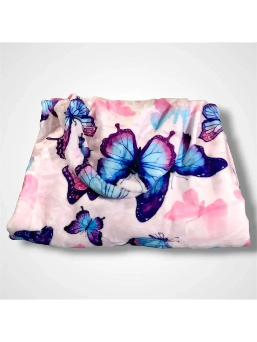 NWT Butterfy Soft Wearable Hooded Poncho Towel for Toddlers, 30